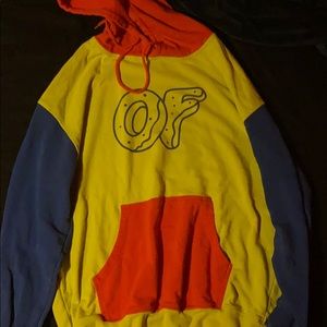 Odd future color block hoodie